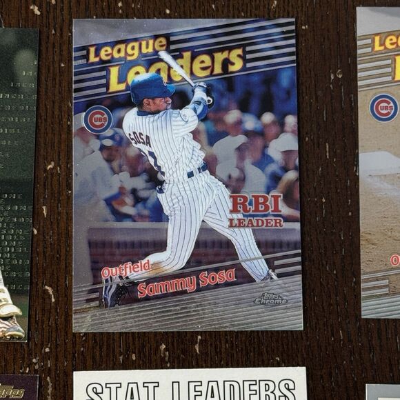 Sammy Sosa 12 Card Lot NM MLB Baseball w Rookie RC Topps HR Parade Power Players - Picture 8 of 13